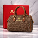 ⁦شنطة يد نسائية فاخرة AIGNER أيجنر – تصميم كلاسيكي – 4 ألوان⁩ - الصورة ⁦4⁩